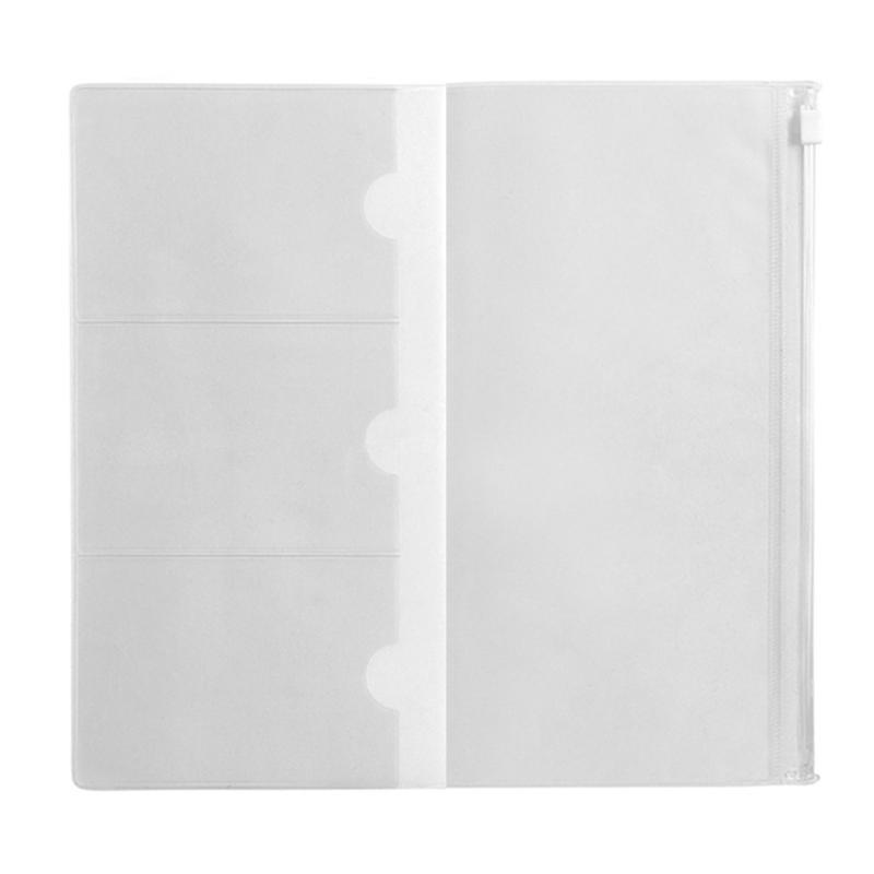 Travel Accessories Pack - Midori Travelers Notebook PVC Zipper Bag