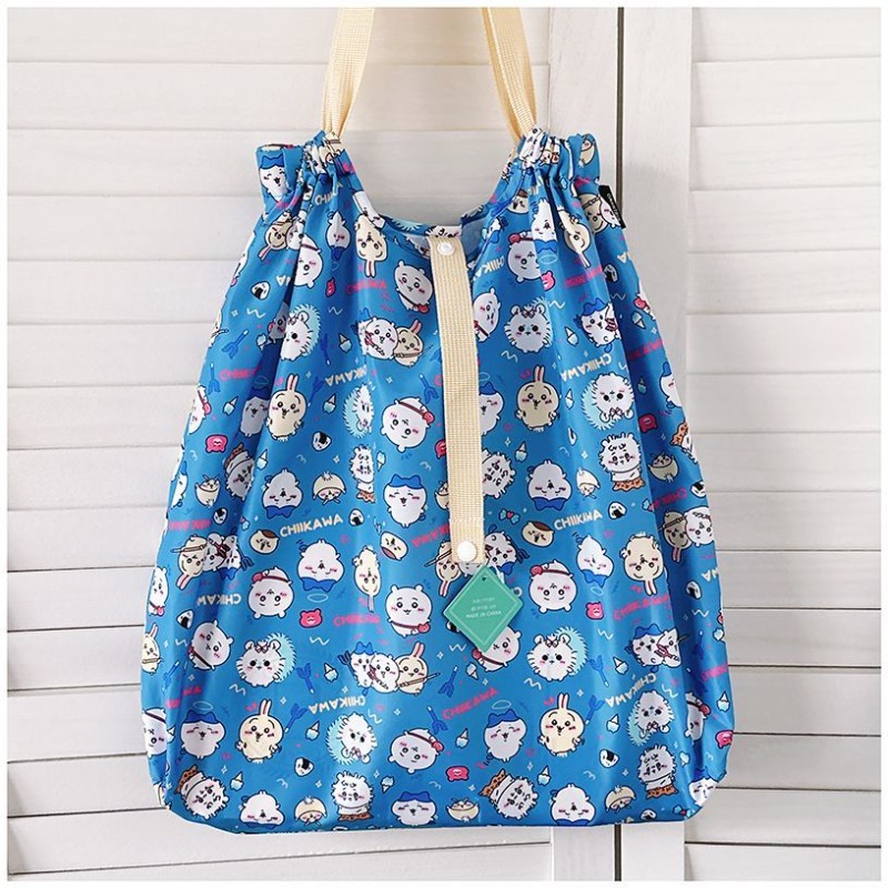 Travel Accessories For Japan Trip - Anime Chiikawa Foldable Storage Bag Drawstring