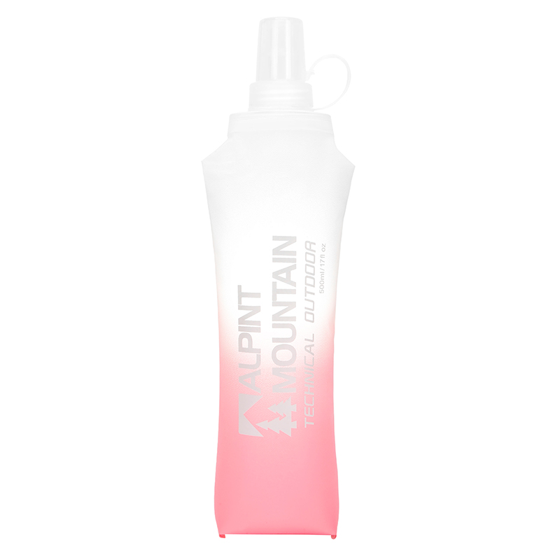 Water Bottle Collapsible - 500ml Foldable Leak-Proof Soft Collapsible Water