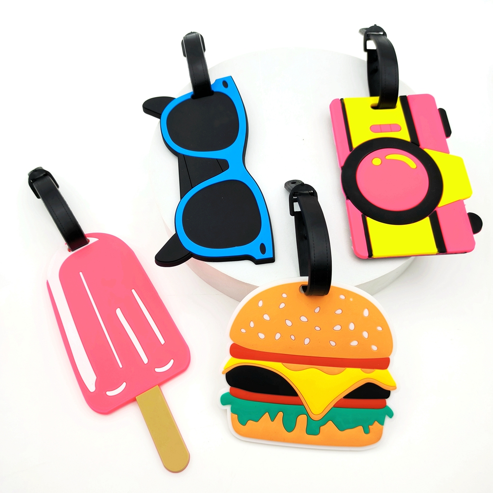 Travel Accessories International - 1pc Hamburg ice cream luggage tag,