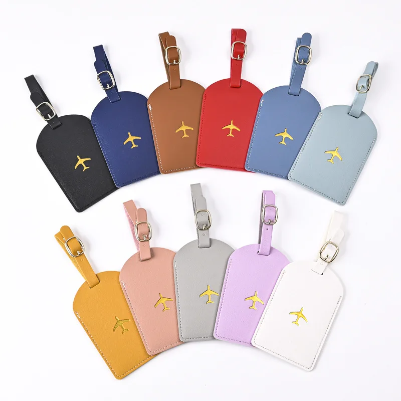 Travel Accessories International - 1pc Thicken PU Hot Stamping Aircraft
