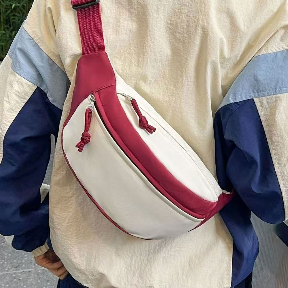 Travel Accessories For Japan - 1 Piece Women's Chest Bag, Color-Blocked