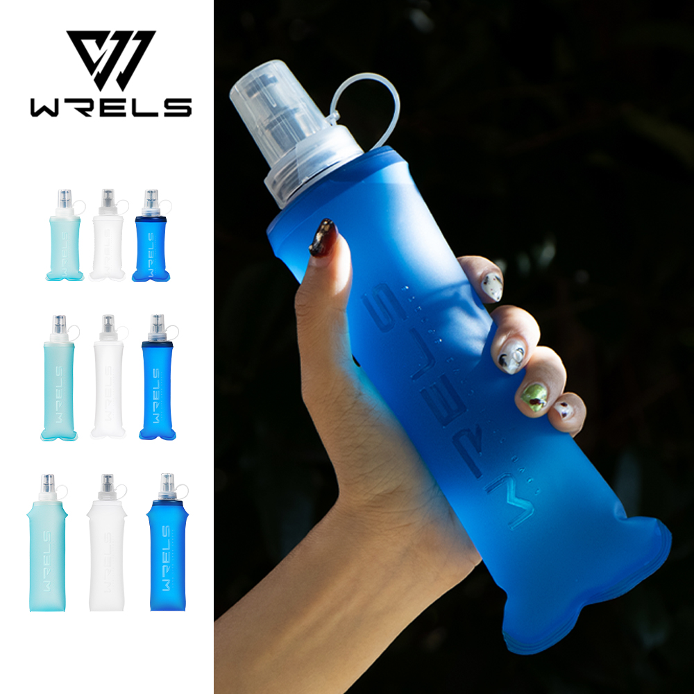 Water Bottle Collapsible - WRELS Outdoor Collapsible Silicone Water Bottle