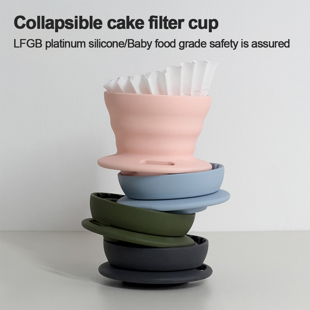 Water Bottle Collapsible - LFGB Food Grade Collapsible Silicone Coffee