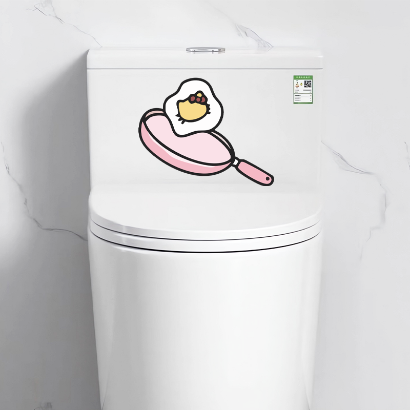 Cute Sanrio Hello Kitty Toilet - đánh giá và giá Sticker Luggage Decorative