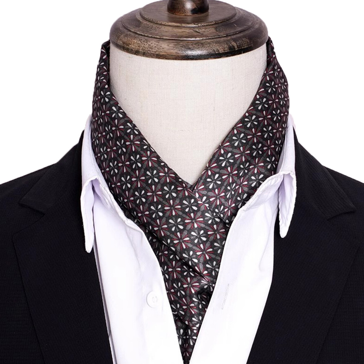 New Men's Stripe Silk Scarf Ho - đánh giá và giá Travel Accessories Men