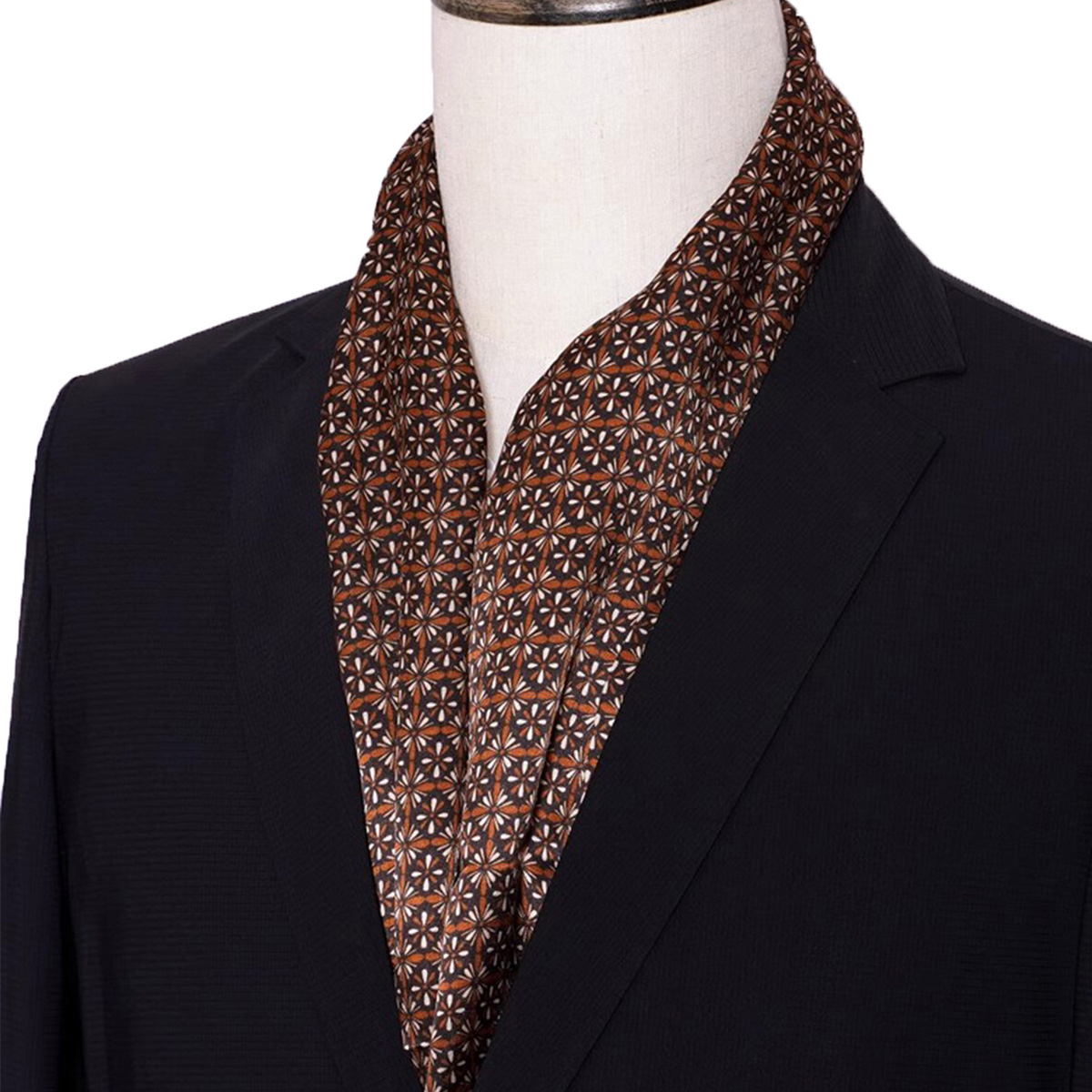 New Men's Stripe Silk Scarf Ho - đánh giá và giá Travel Accessories Men