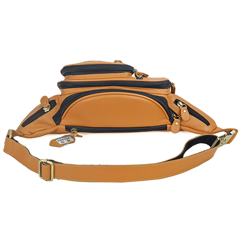 Men Genuine Leather Waist Pack - đánh giá và giá Travel Accessories Men