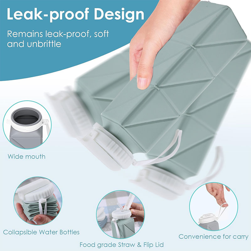 620ml Collapsible Water Bottle - đánh giá và giá Water Bottle Collapsible