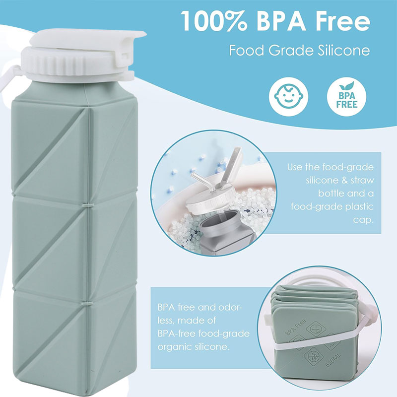 620ml Collapsible Water Bottle - đánh giá và giá Water Bottle Collapsible