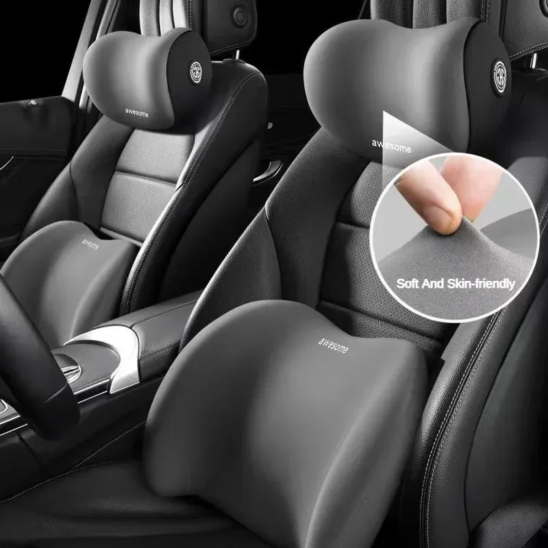 Car Headrest Lumbar Support Me - đánh giá và giá Neck Pillow Memory Foam