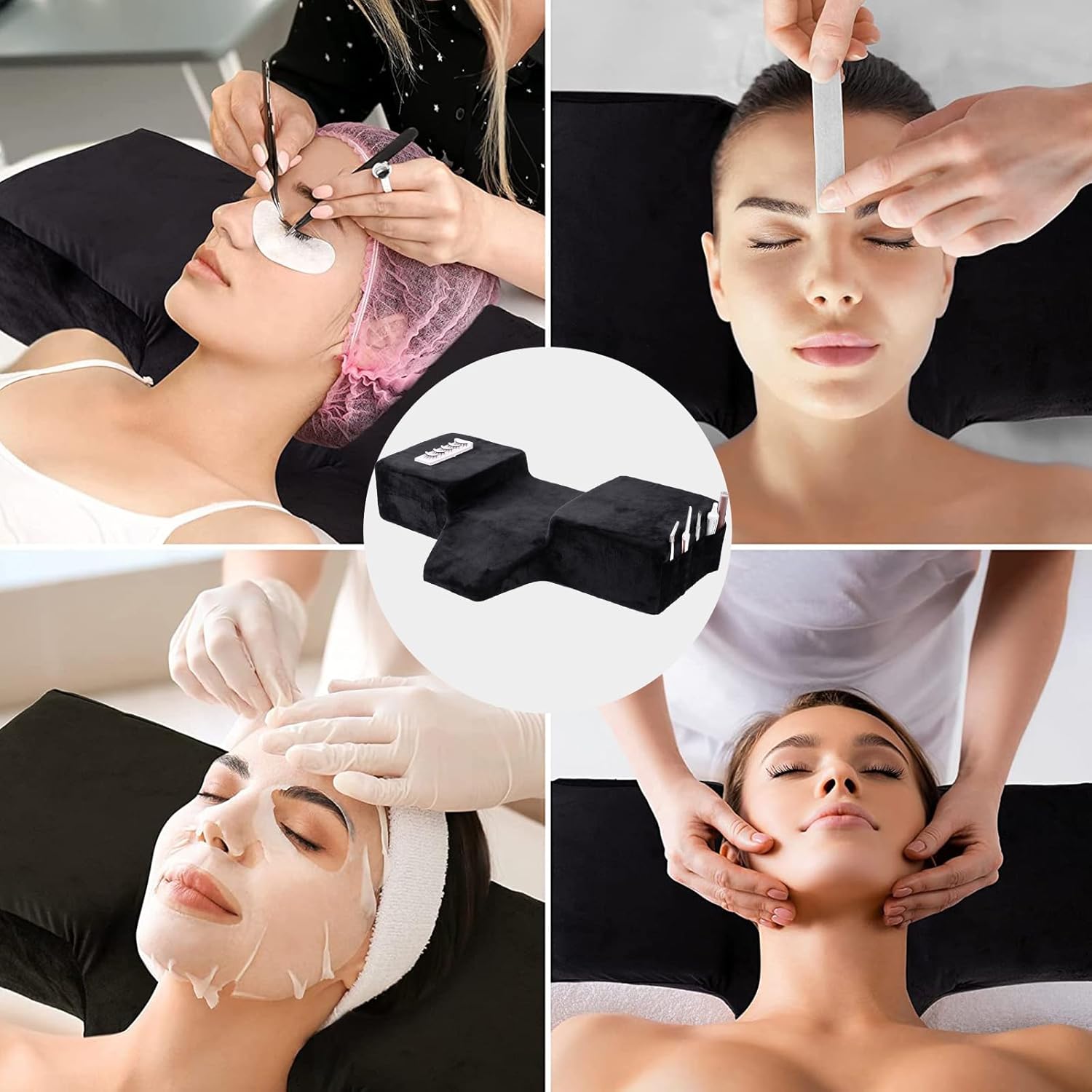 Lash Pillow Neck Support Eyela - đánh giá và giá Neck Pillow Memory Foam