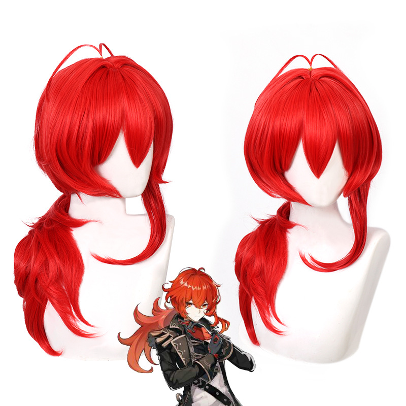 Genshin Impact Diluc Cosplay W - đánh giá và giá Travel Accessories Men