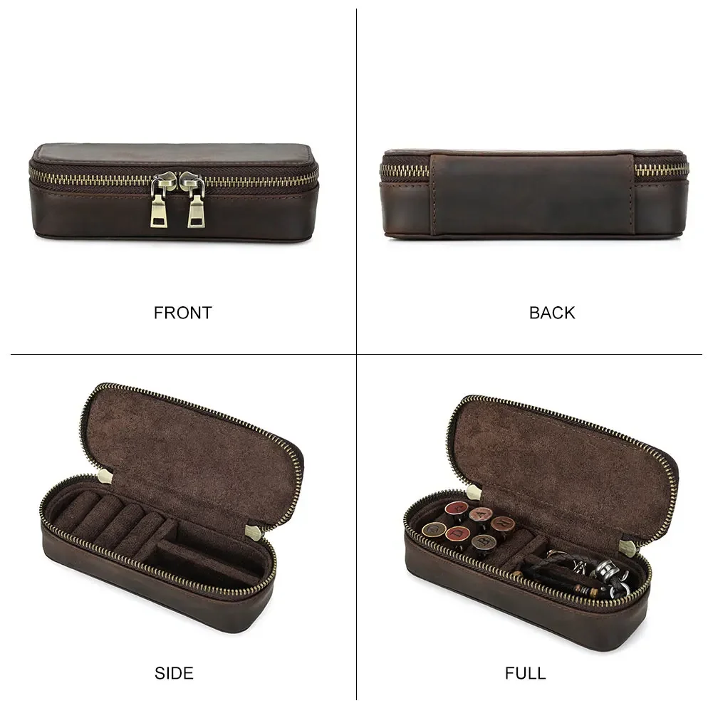Vintage Genuine Leather Portab - đánh giá và giá Travel Jewellery & Accessories Organiser