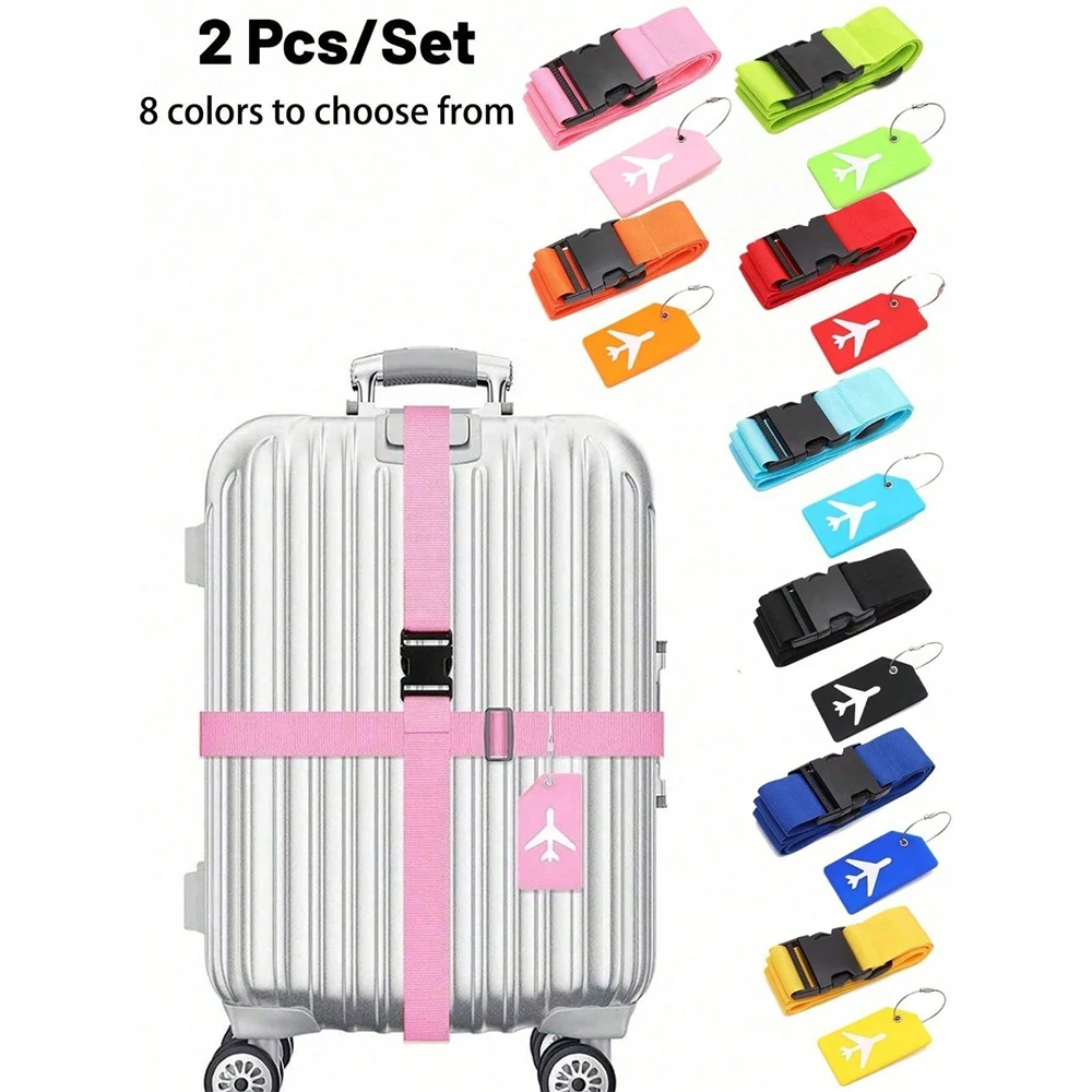 Luggage Strap Set with Luggage - đánh giá và giá Travel Accessories International