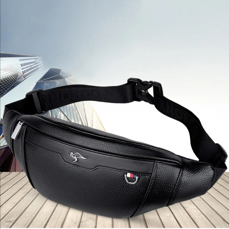 Business Leather Waist Bag Mul - đánh giá và giá Travel Accessories Men