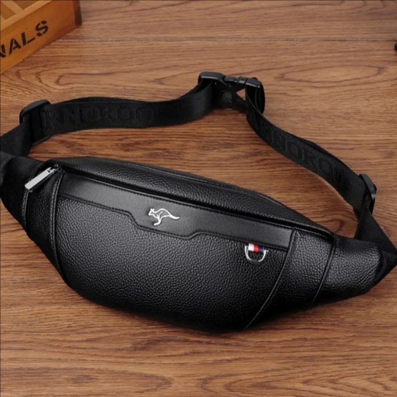 Business Leather Waist Bag Mul - đánh giá và giá Travel Accessories Men