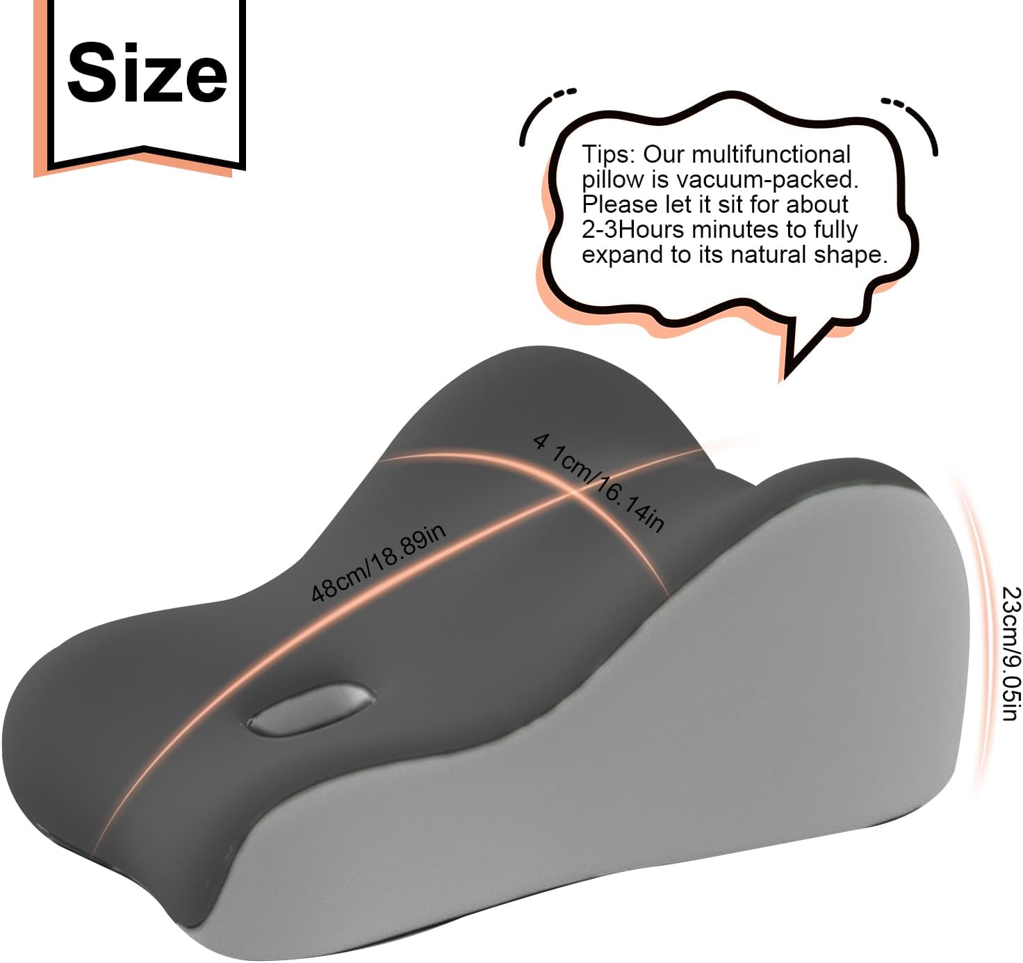 Intimacy Support Wedge Pillow  - đánh giá và giá Neck Pillow Memory Foam