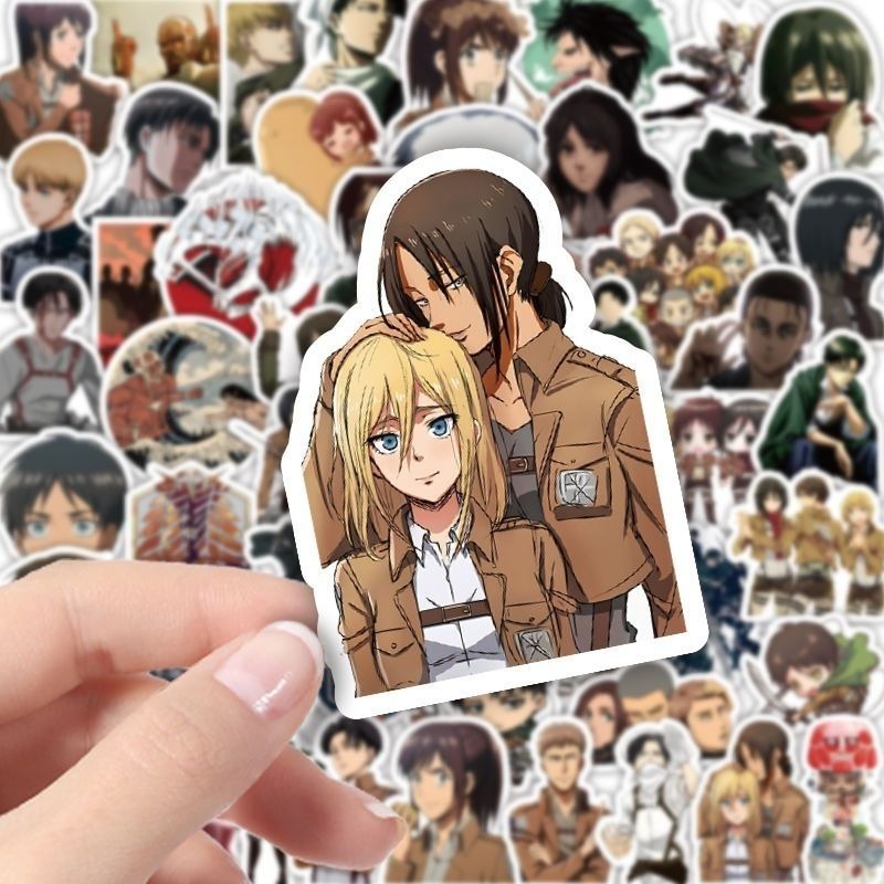 60Pcs Attack on Titan Anime St - đánh giá và giá Sticker Luggage Decorative