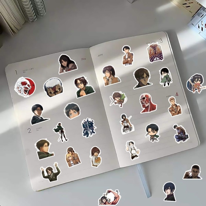 60Pcs Attack on Titan Anime St - đánh giá và giá Sticker Luggage Decorative