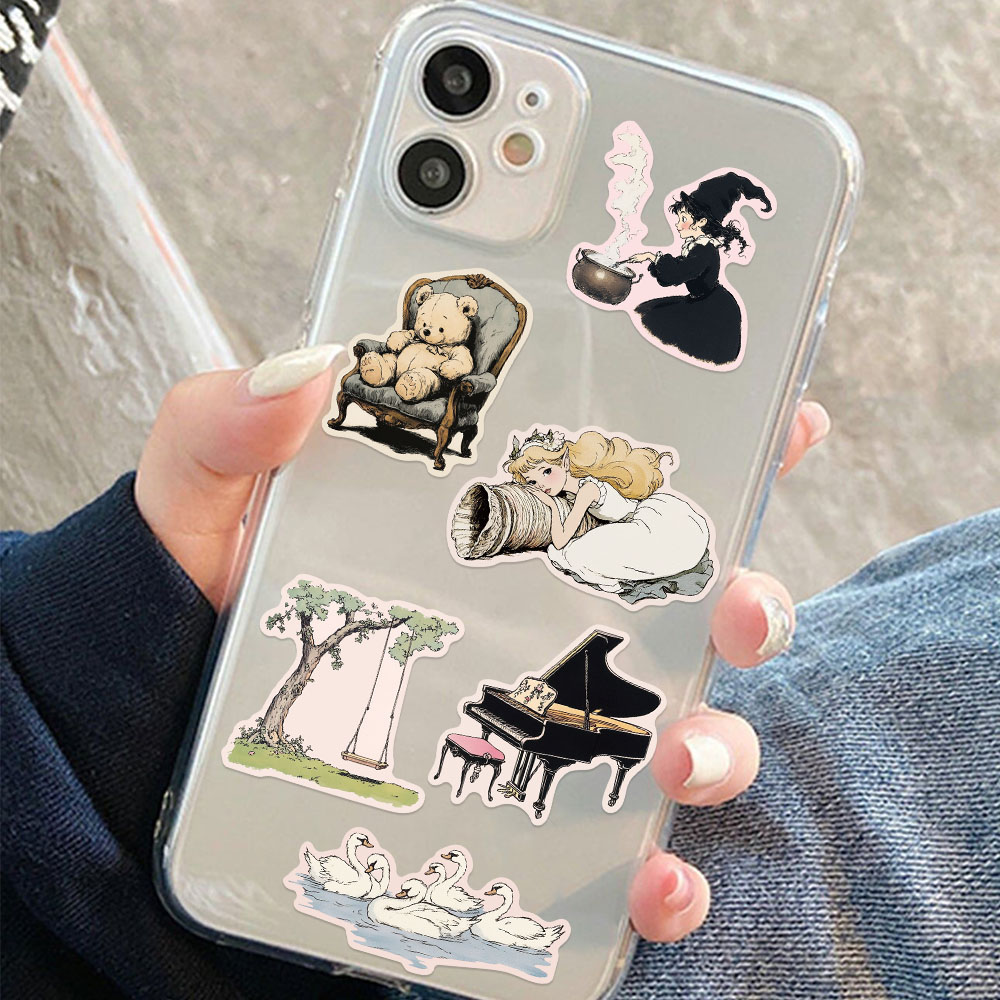50pcs Comic World Sticker Cart - đánh giá và giá Sticker Luggage Decorative