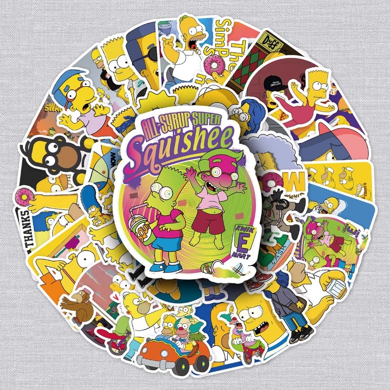 New Creative The Simpson Stick - đánh giá và giá Sticker Luggage Decorative