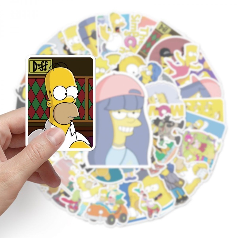 New Creative The Simpson Stick - đánh giá và giá Sticker Luggage Decorative