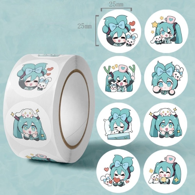 Ins Aesthetic Cute Hatsune Mik - đánh giá và giá Sticker Luggage Decorative