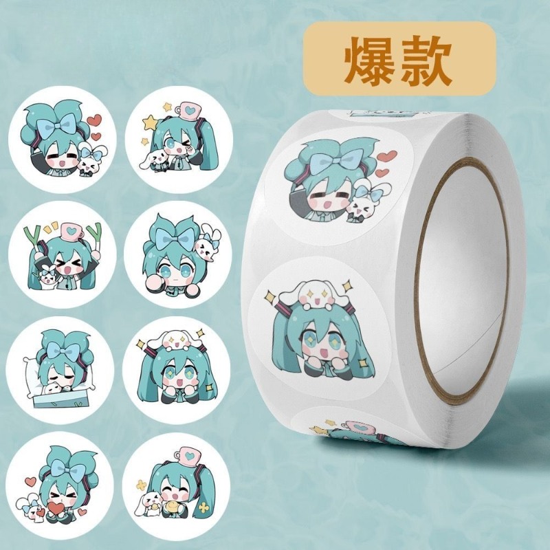 Ins Aesthetic Cute Hatsune Mik - đánh giá và giá Sticker Luggage Decorative