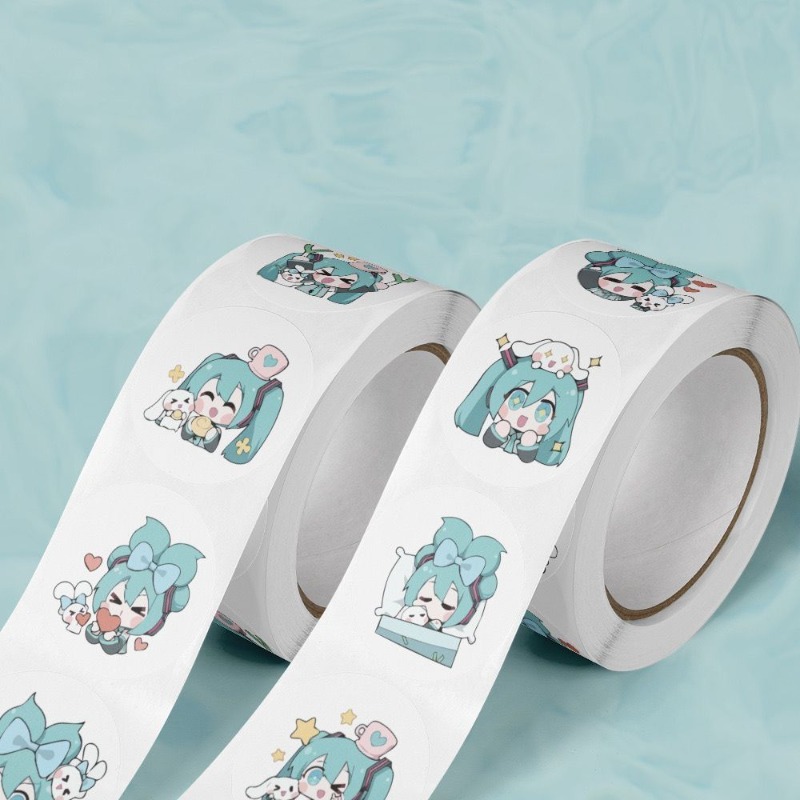 Ins Aesthetic Cute Hatsune Mik - đánh giá và giá Sticker Luggage Decorative
