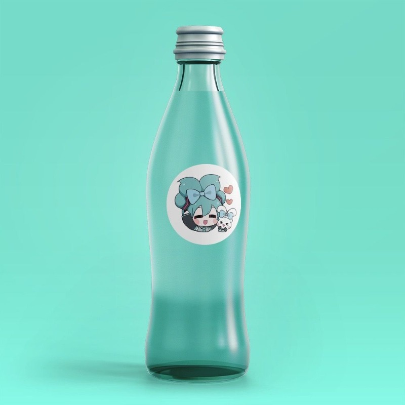 Ins Aesthetic Cute Hatsune Mik - đánh giá và giá Sticker Luggage Decorative