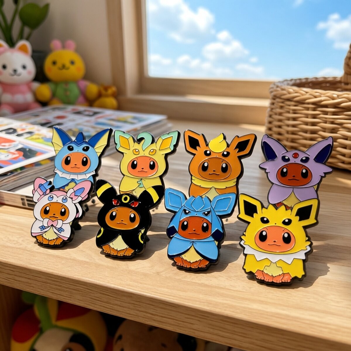 Kawaii Pokemon Anime Eevee Cos - đánh giá và giá Travel Accessories For Japan
