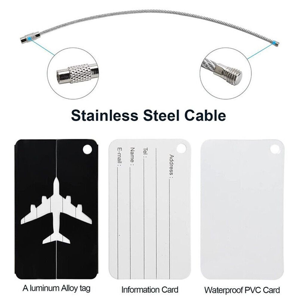 Aluminium Travel Luggage Tags  - đánh giá và giá Travel Accessories Pack
