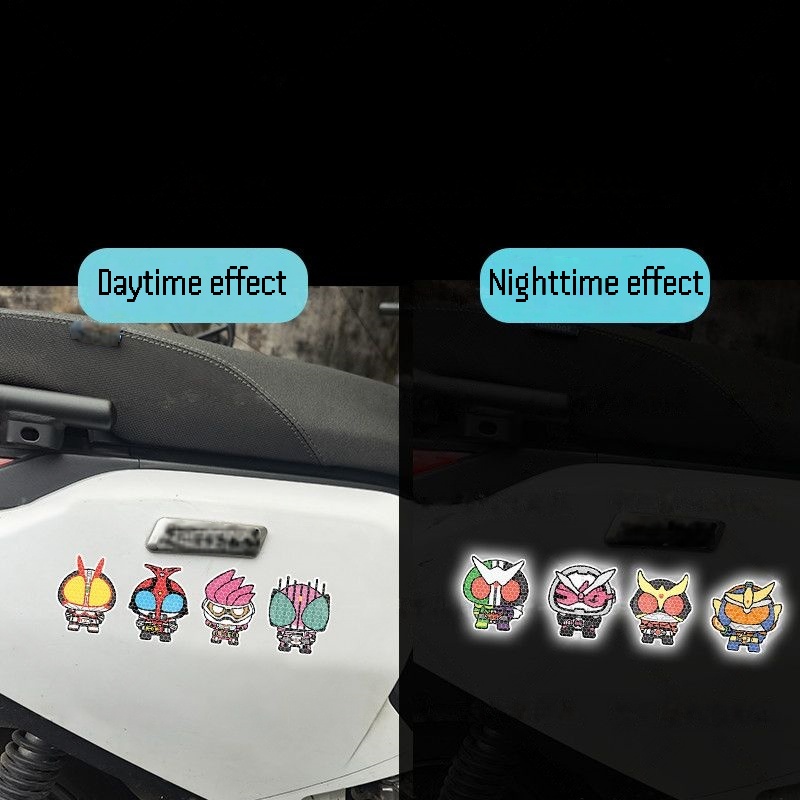 Personalized Kamen Rider car s - đánh giá và giá Sticker Luggage Decorative
