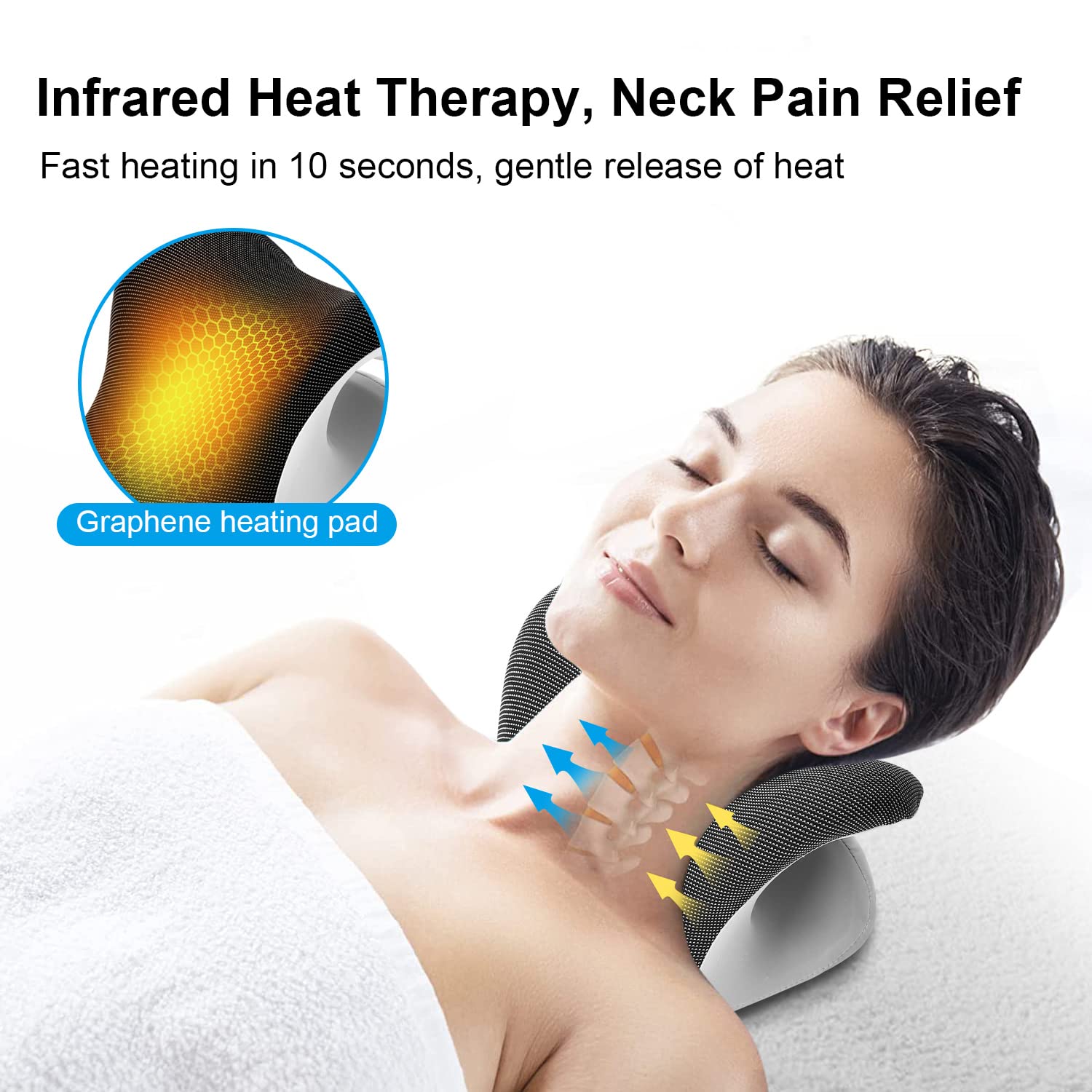 Heated Neck Stretcher Therapy  - đánh giá và giá Neck Pillow Memory Foam