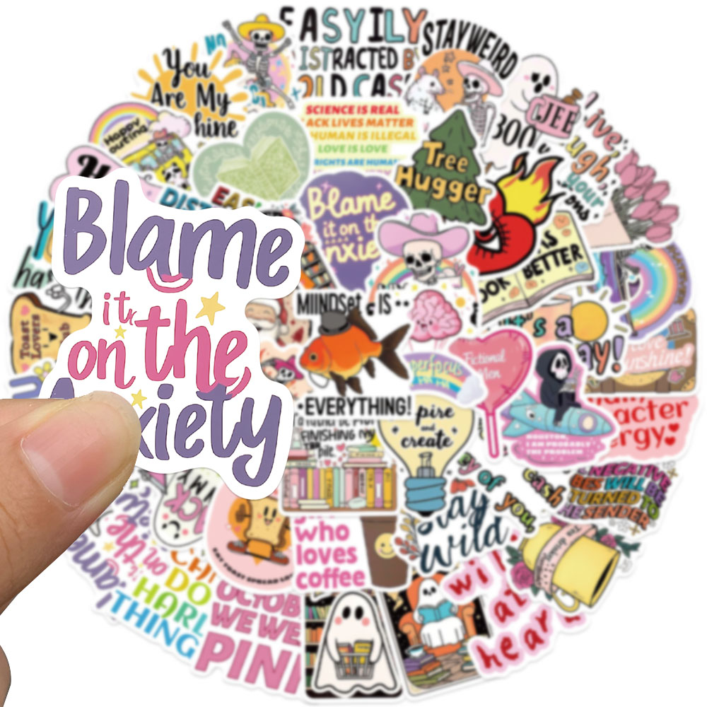 50pcs Funny Cartoon World Stic - đánh giá và giá Sticker Luggage Decorative