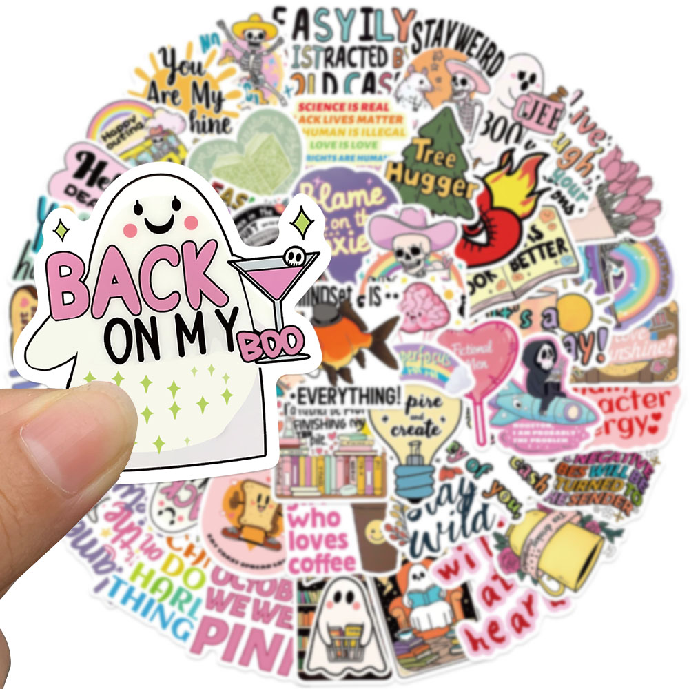 50pcs Funny Cartoon World Stic - đánh giá và giá Sticker Luggage Decorative