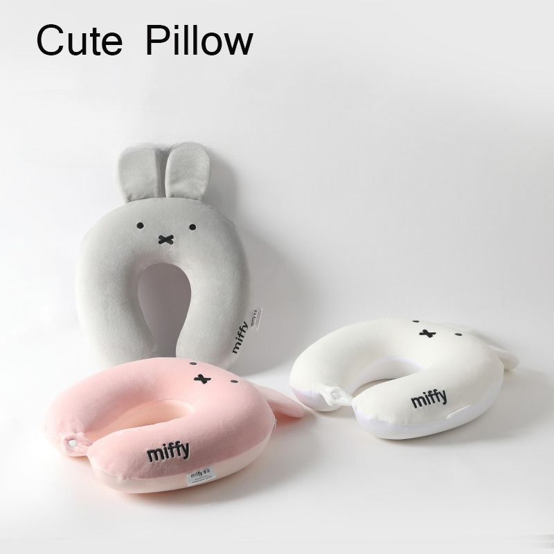 Cute Hot Anime Miffy Rabbit Ea - đánh giá và giá Neck Pillow Memory Foam